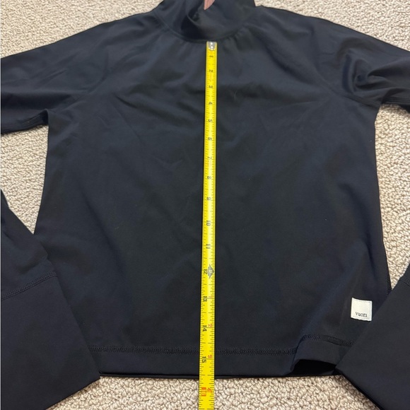 Vuori Black Fitted Long Sleeve Swim Coverup - Picture 3 of 5